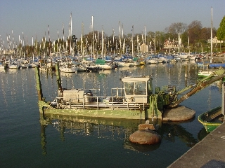 Boots-Hafen Versoix Genf